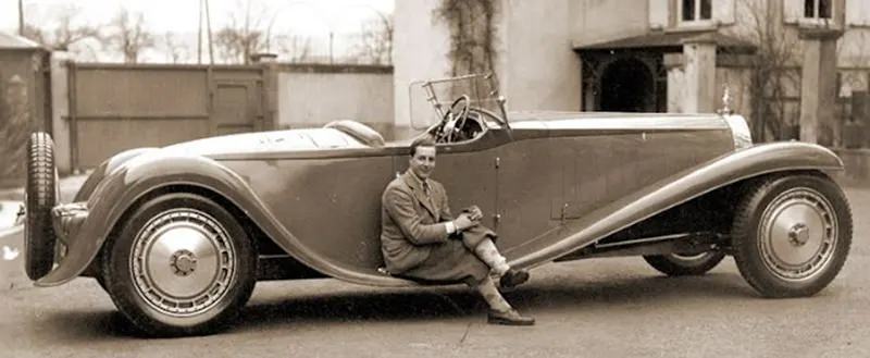 1932 Bugatti Type 41 Royale Esders Roadster body by Jean Bugatti.