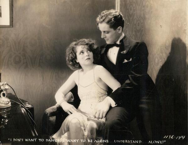 Clara Bow and Phillips Holmes in The Wild Party (1929)