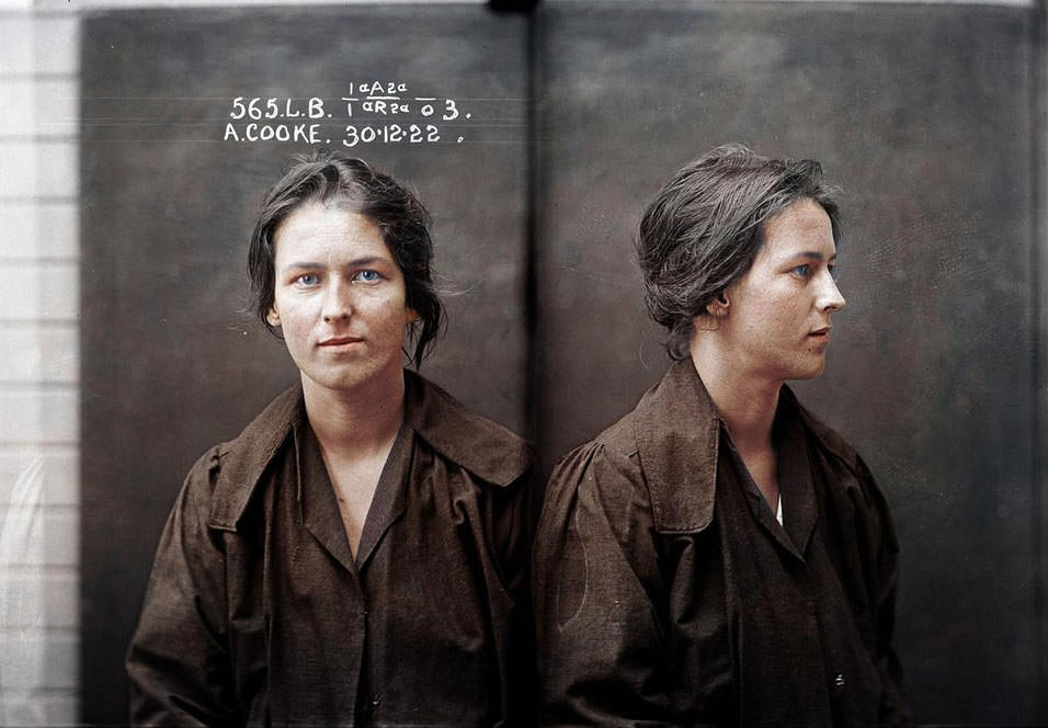 Alice Cooke at the Sydney Women’s Reformatory in 1922.