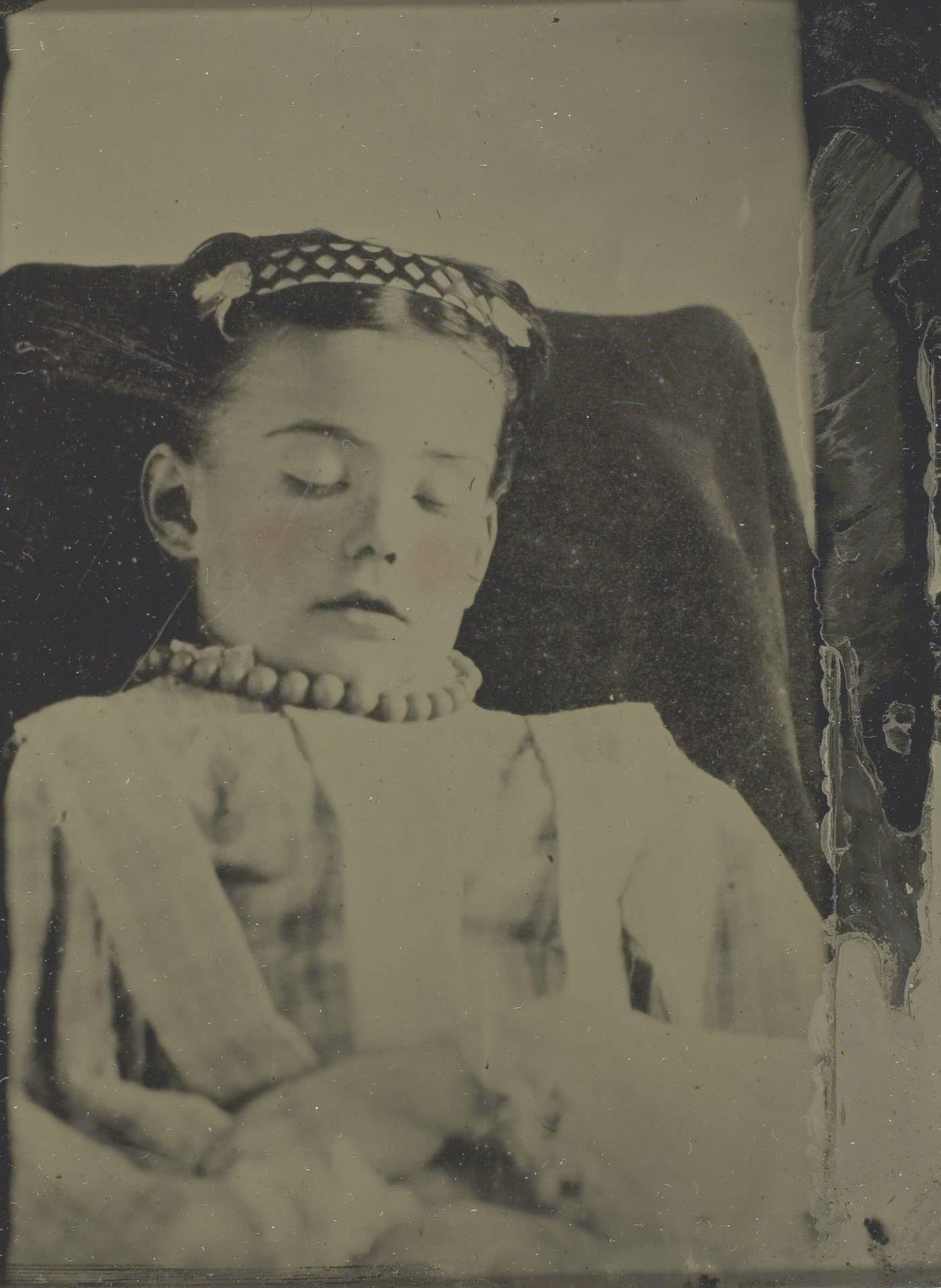 postmortem portrait of a child, 1870