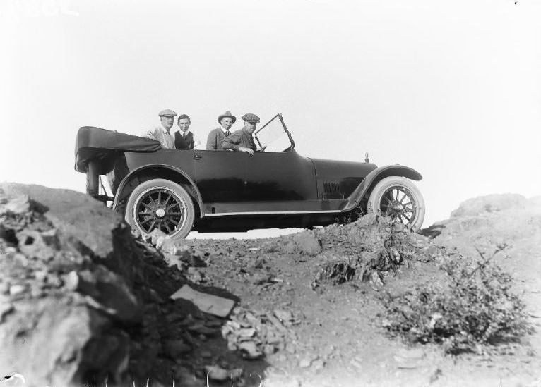 Kissel Kar run to Mt. Diablo, Contra Costa County, California, 1917