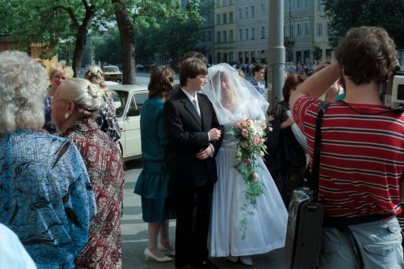 Wedding, Warsaw, Poland, 1989