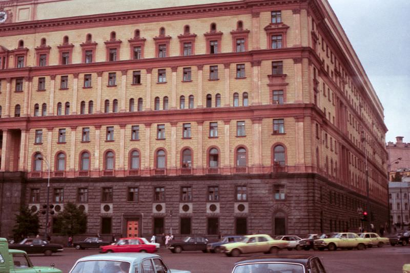The KGB Building, Moscow, 1989