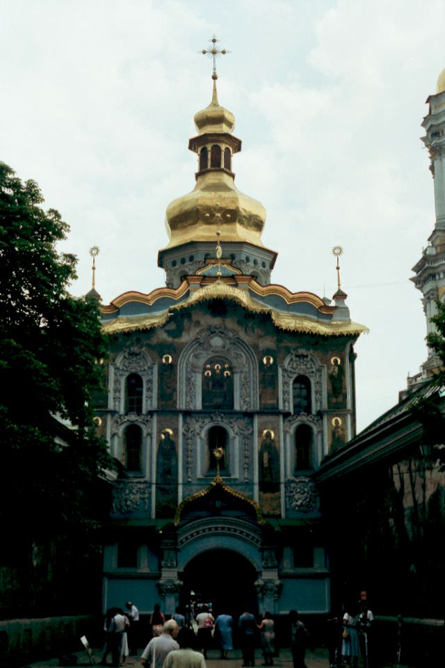 Onion dome church, Kiev, 1989