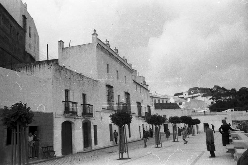 Spain. Plaza in Carmona, 1950