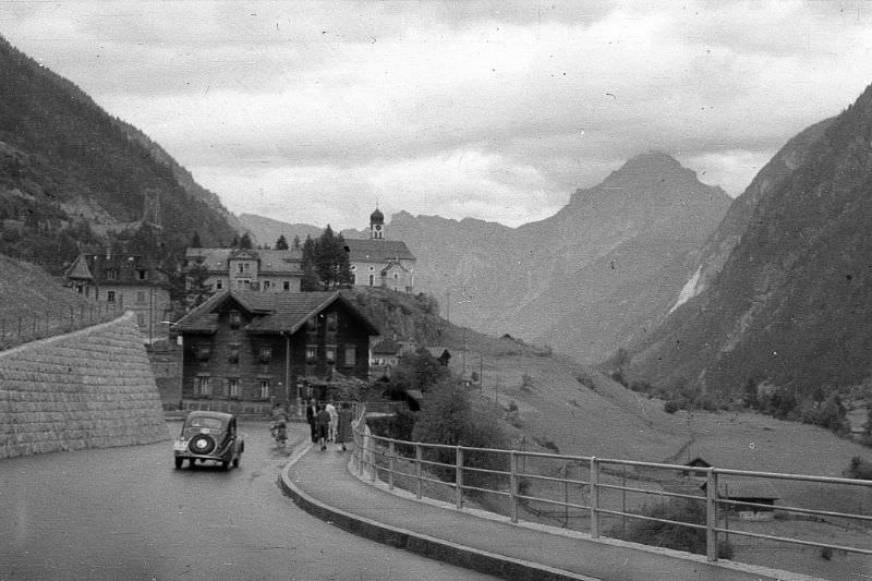 Switzerland. Wassen, 1950