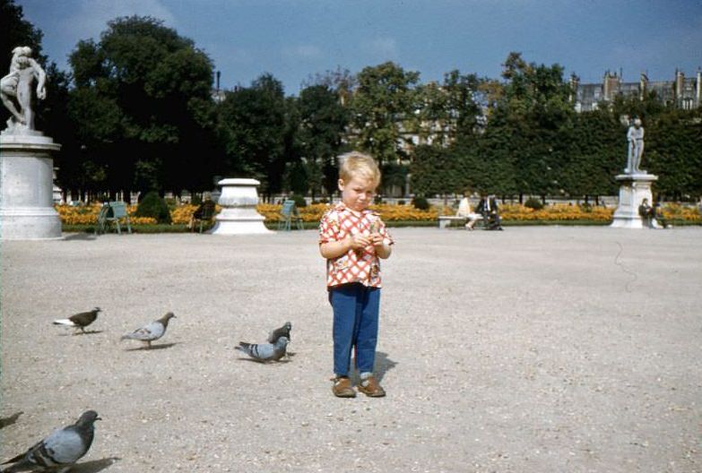 Jardin des Tuileries, Paris, France, 1958