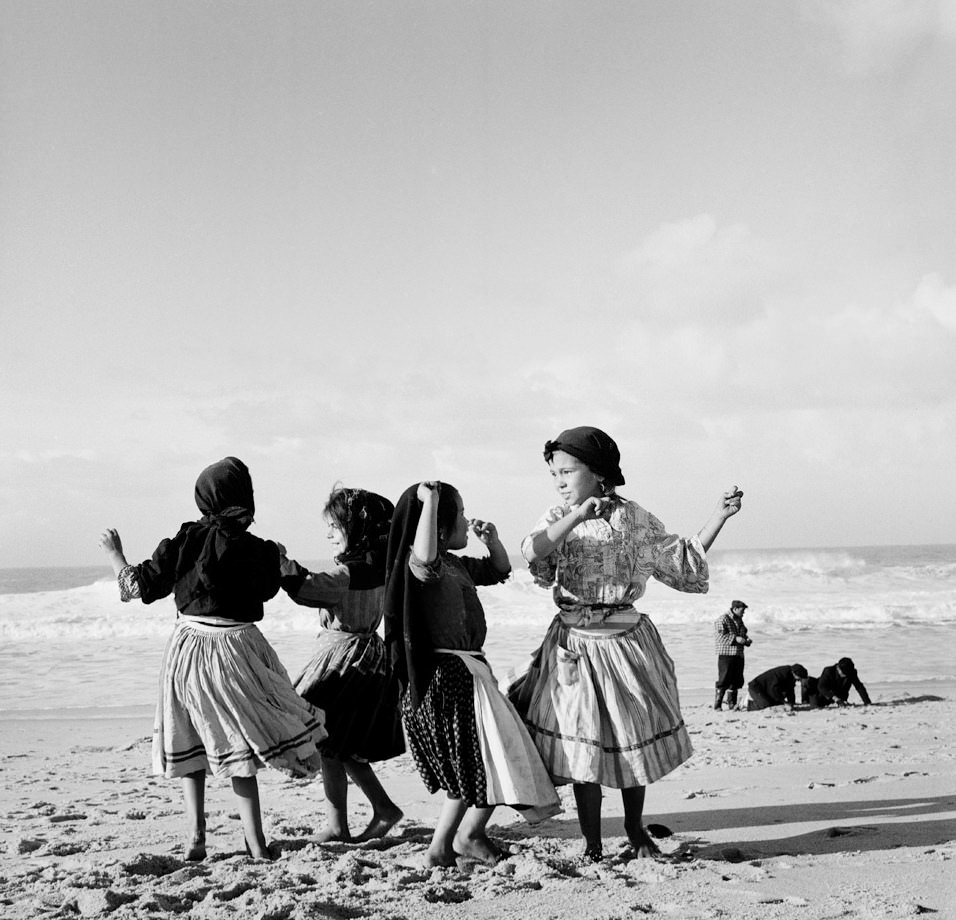 Dancing on the Beach, Portugal, 1956