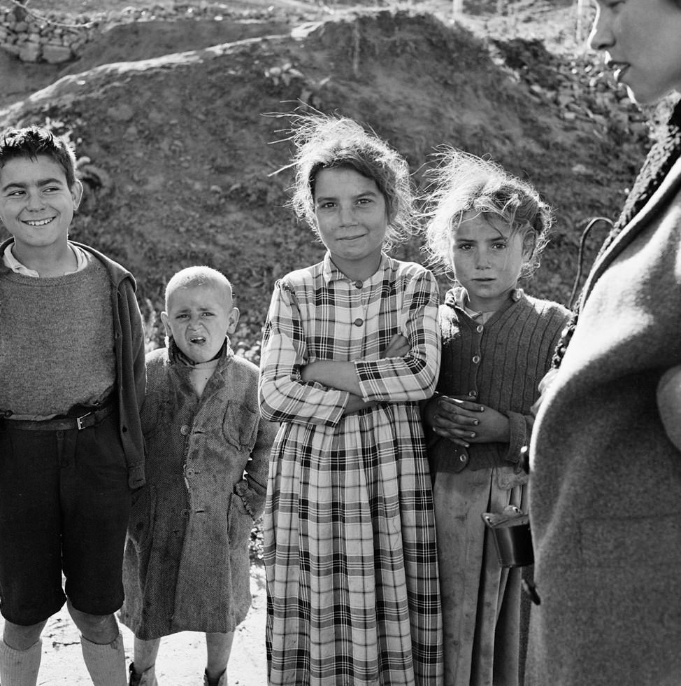 Four Gypsy Children, Spain, 1956
