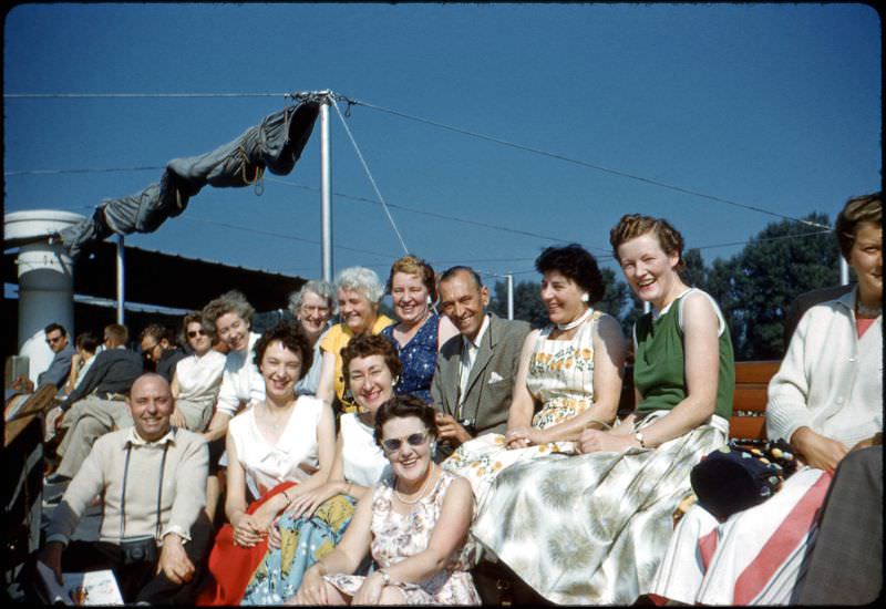 Tour group, Austria, 1958