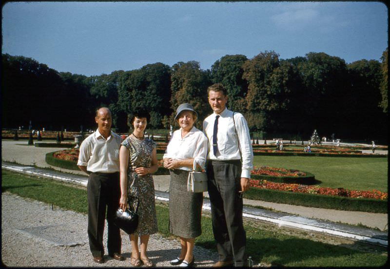 Tourists, France, 1958