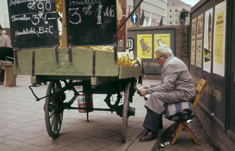 German fruit cart, 1950s