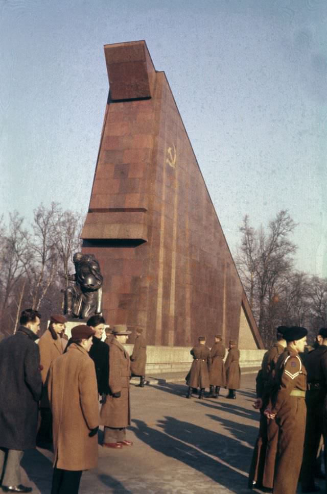 Berlin, Soviet World War II Memorial, Germany, 1950s