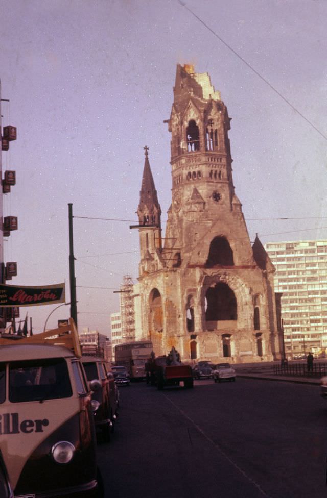 West Berlin, Kaiser Wilhelm Kirche, Germany, 1950s