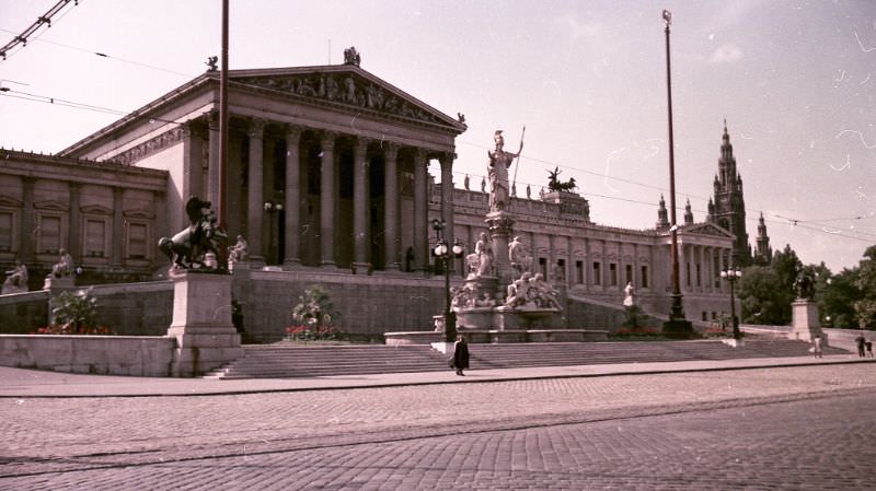 Vienna Parliament, Austria, 1950