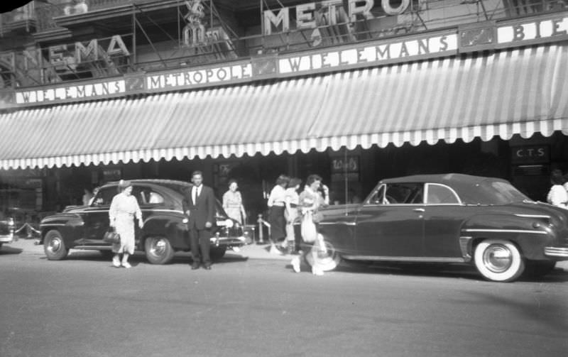 Brussels, Hotel Metropole, Place de Brouckère, Belgium, 1950