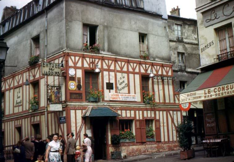 La Bonne Franquette, Montmartre, Paris, France, 1950s