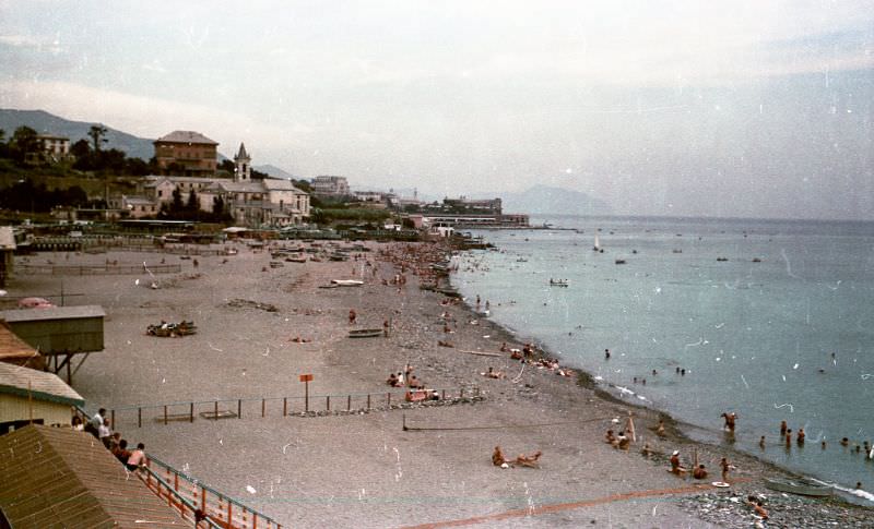 French beach, 1950