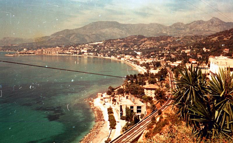 French coastline, 1950