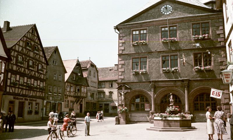 Bavaria, Lohr am Main, Germany, 1950
