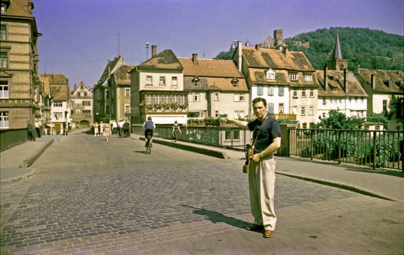 Max in Wertheim, Germany, 1950