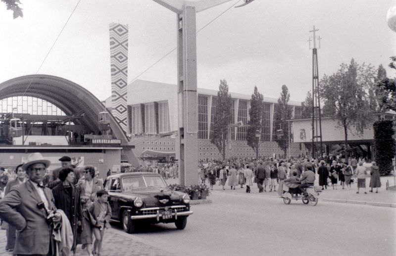 Pavilion of the Belgian Congo, Expo 58 World Fair, Brussels, 1958