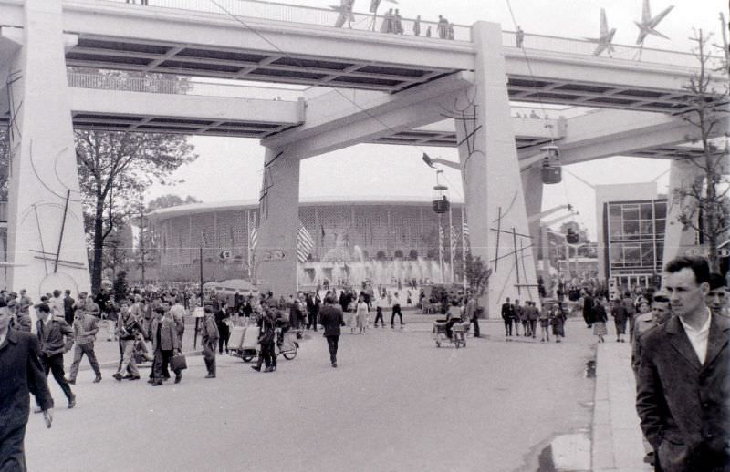 Pavillon of USA, Expo 58 World Fair, Brussels, 1958