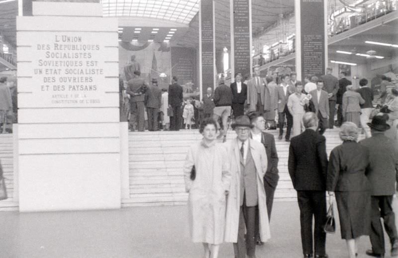 Soviet Union pavilion, Expo 58 World Fair, Brussels, 1958