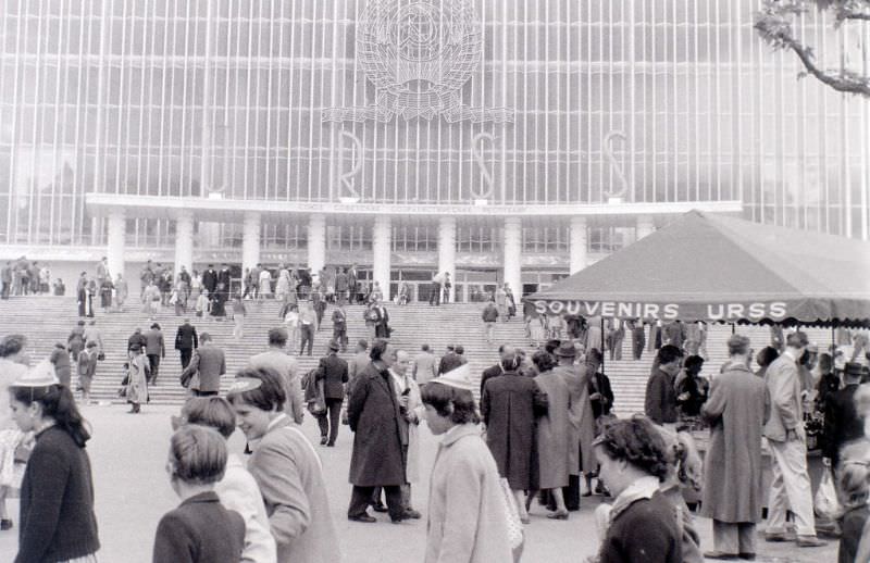 Soviet Union pavilion, Expo 58 World Fair, Brussels, 1958