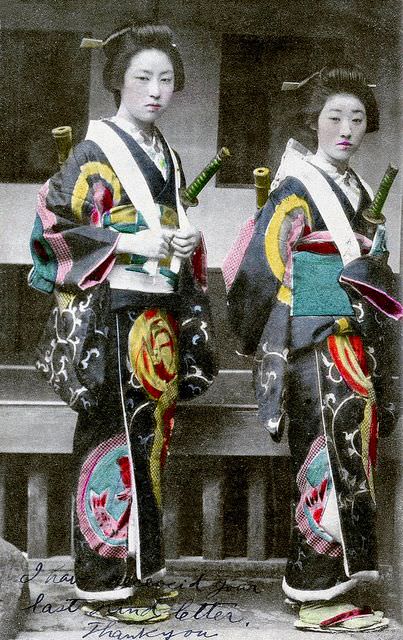 Historical Photos of Female Samurai Warriors of Japan from the 19th Century