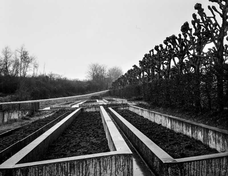 Villandry planters, France, 1989