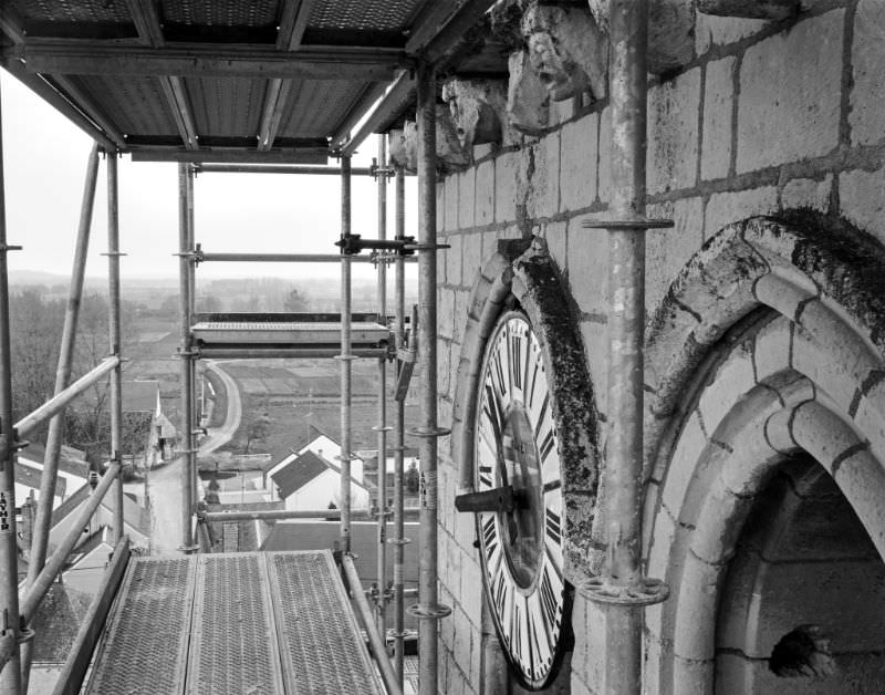 Cathedral scaffolding, France, 1989