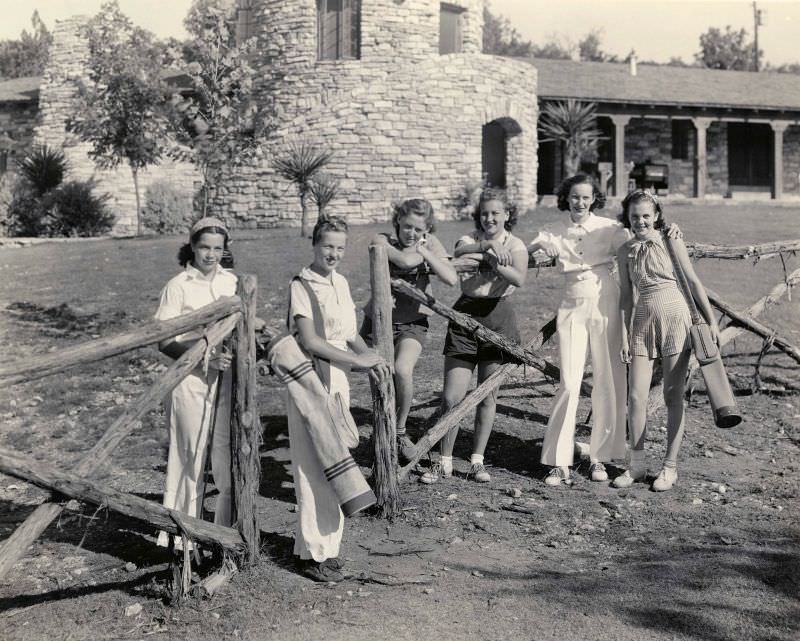 Golfers, Camp Waldemar, Texas, 1930s