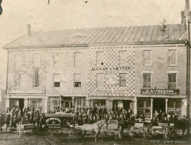 North east corner Main and Clay Streets, Massillon