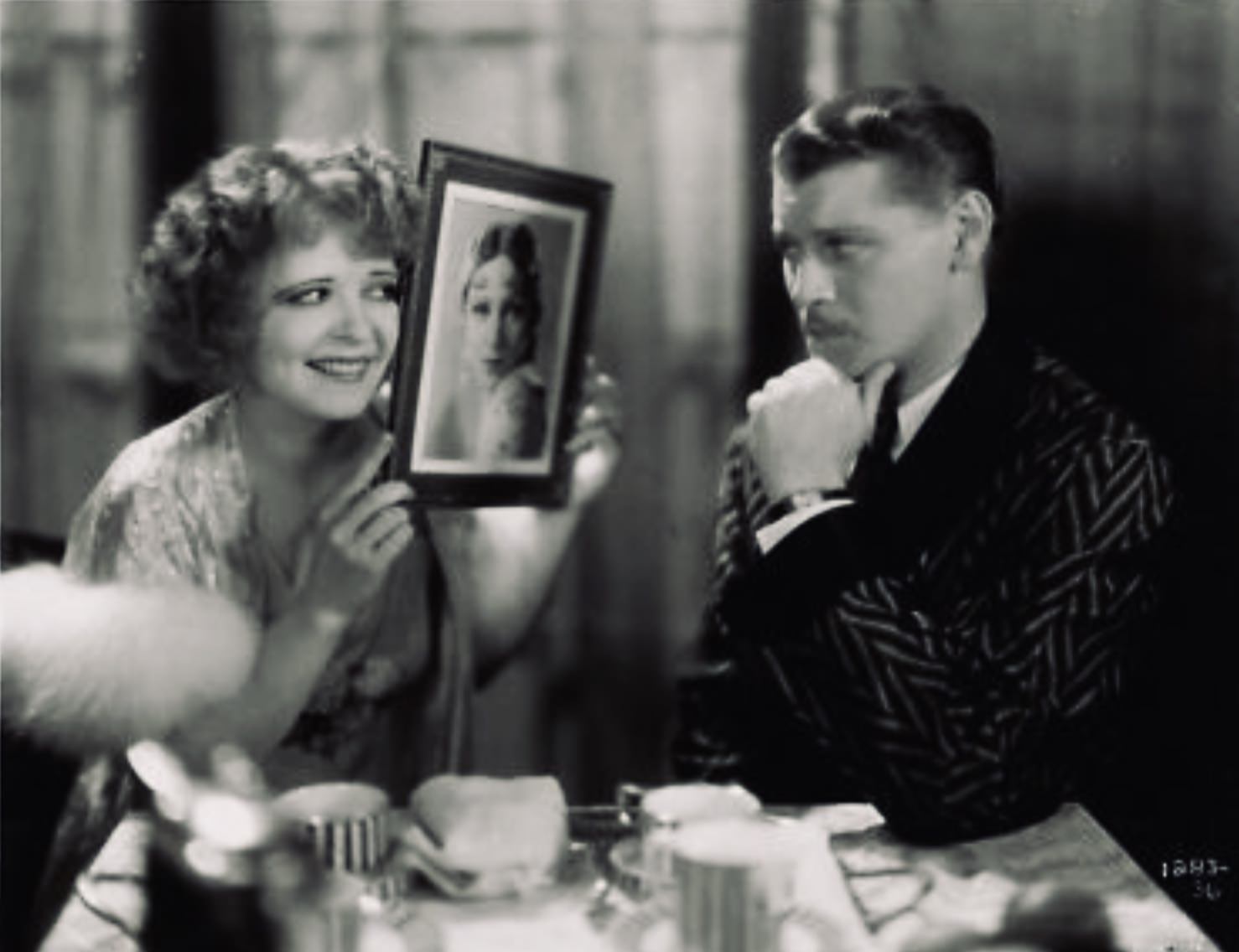 Clara Bow and Ralph Forbes in 'Her Wedding Night', 1930