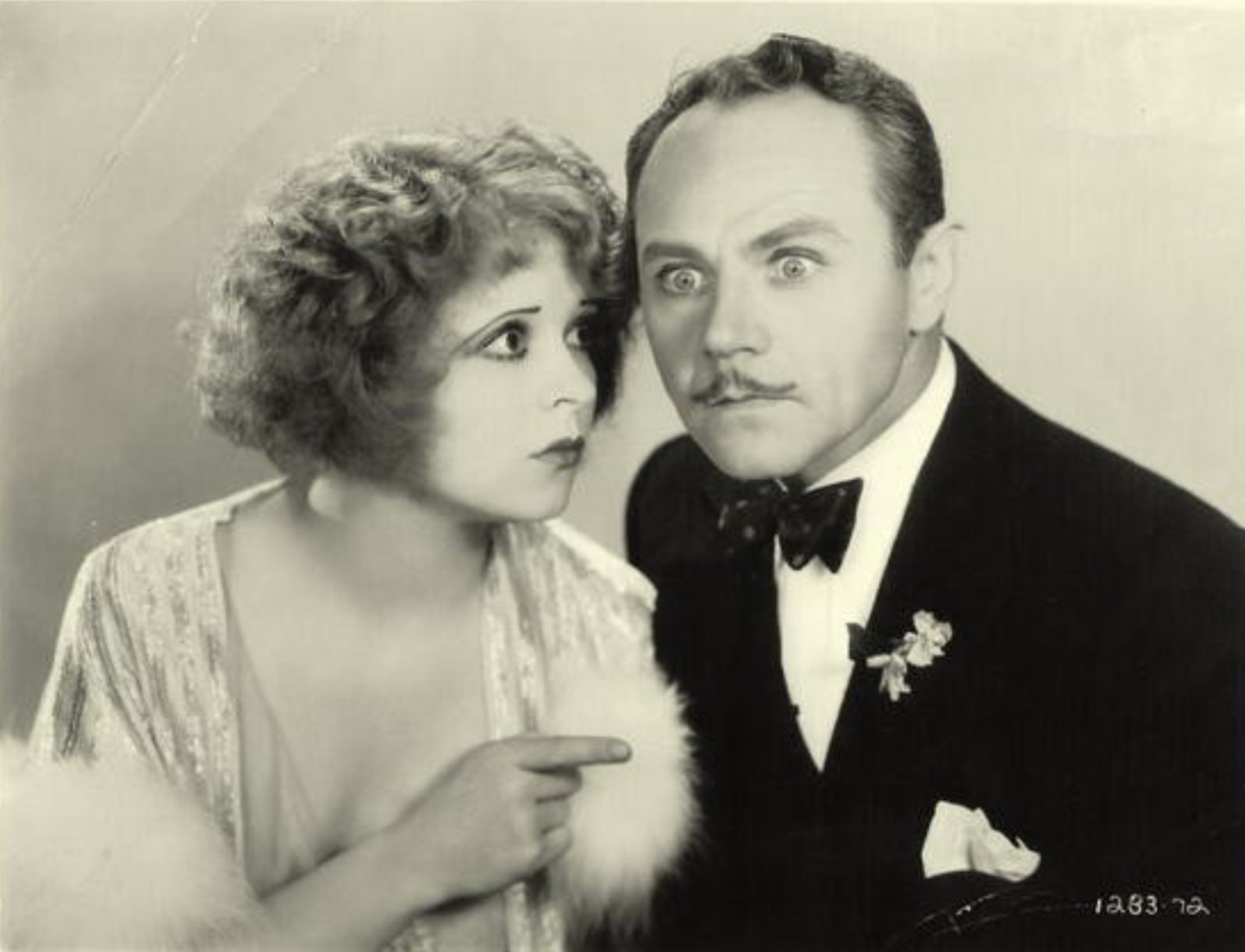 Clara Bow and Charles Ruggles in 'Her Wedding Night', 1930