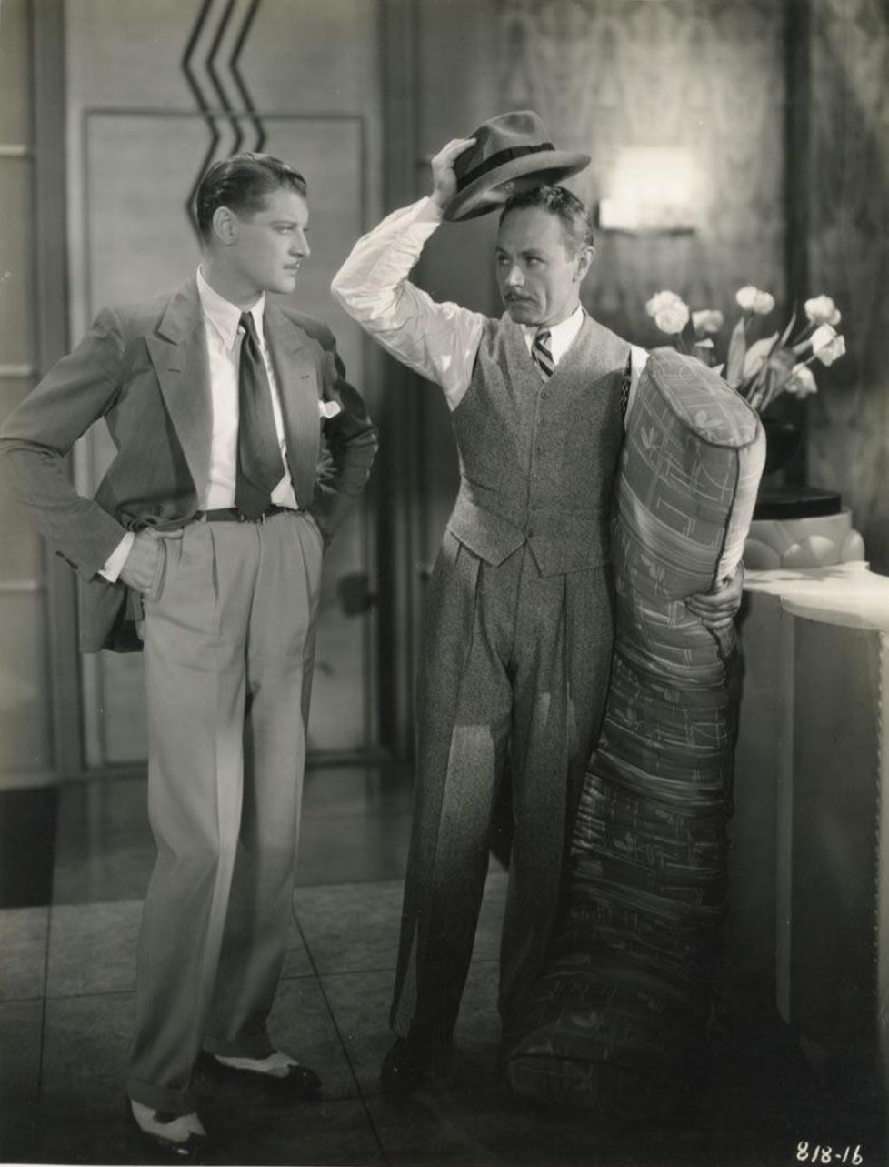 Ralph Forbes and Charles Ruggles in 'Her Wedding Night', 1930