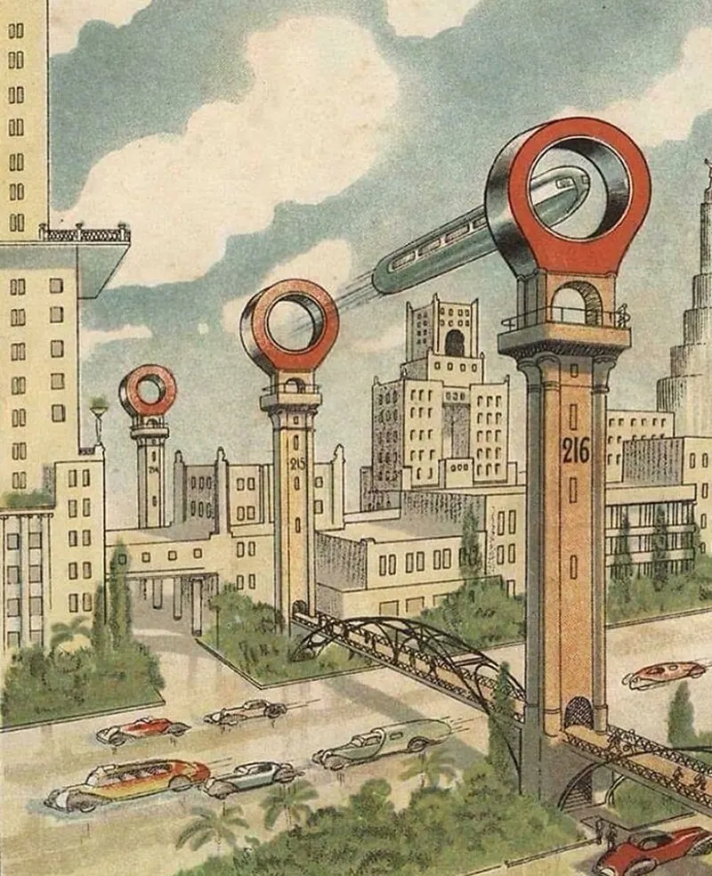 Soviet vision of the future in the 1930s.