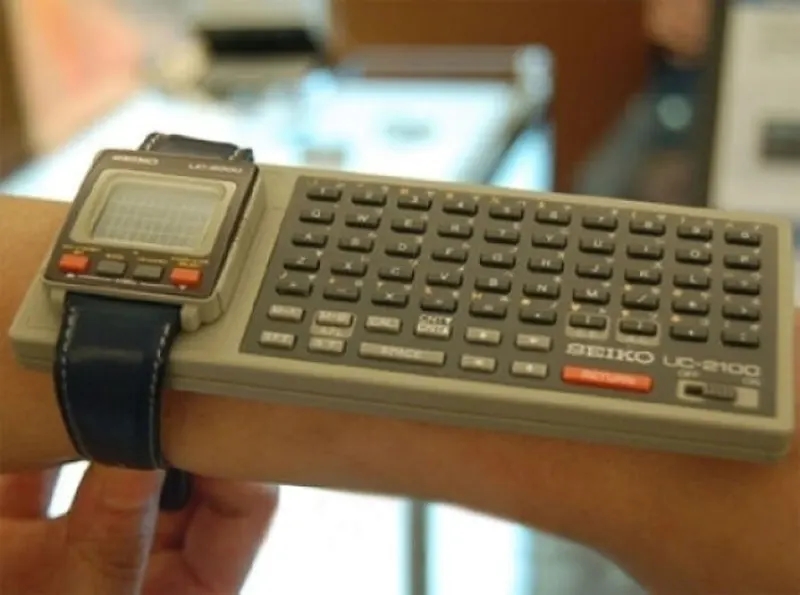 A Seiko smart watch from 1984.