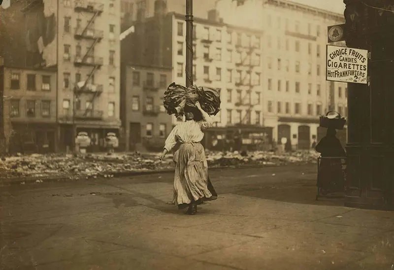 Italian mother, Lower East Side, New York City.