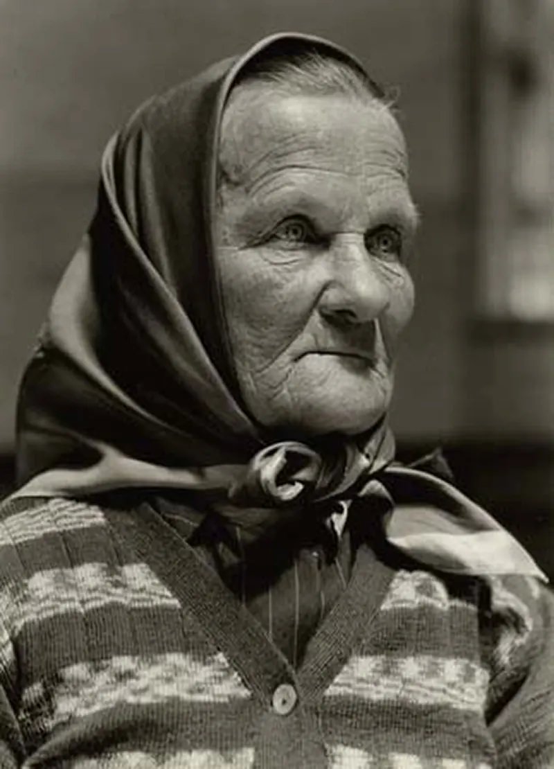 A Czech Slovak grandmother at Ellis Island, 1926.