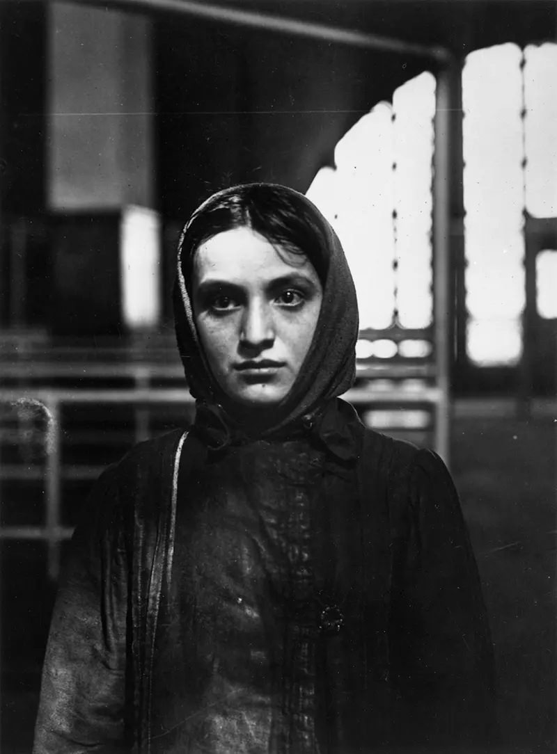 Young Russian Jew at Ellis Island, 1905.