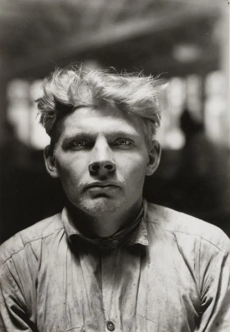 Finnish Stowaway at Ellis Island, 1926.