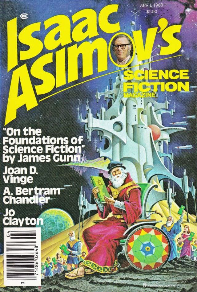 Asimov's Science Fiction cover, April 1980