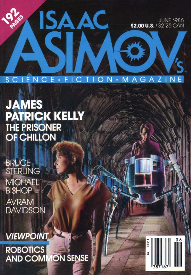 Asimov's Science Fiction cover, June 1986