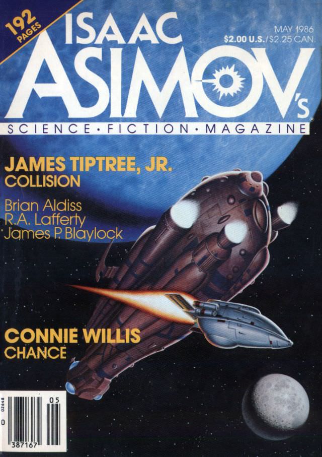 Asimov's Science Fiction cover, May 1986