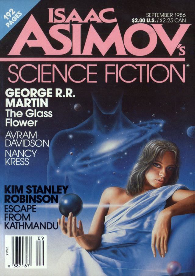 Asimov's Science Fiction cover, September 1986