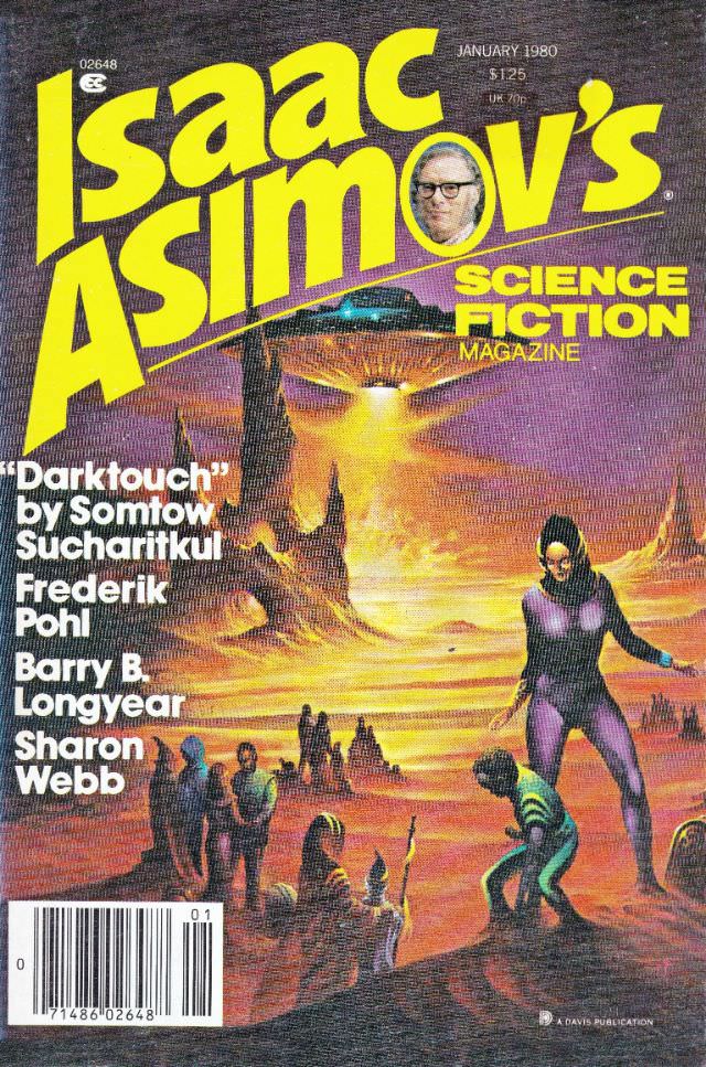 Asimov's Science Fiction cover, January 1980