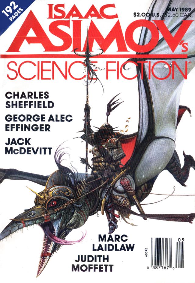 Asimov's Science Fiction cover, May 1989