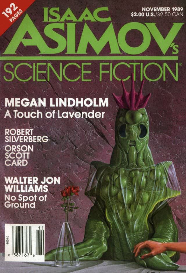 Asimov's Science Fiction cover, November 1989